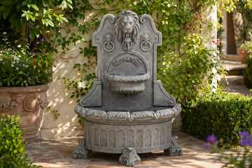 Regal Concrete Water Fountain